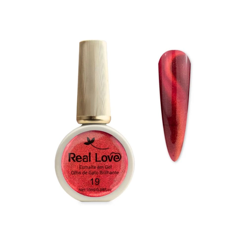 ESMALTE EM GEL OLHO DE GATO BRILHANTE N19