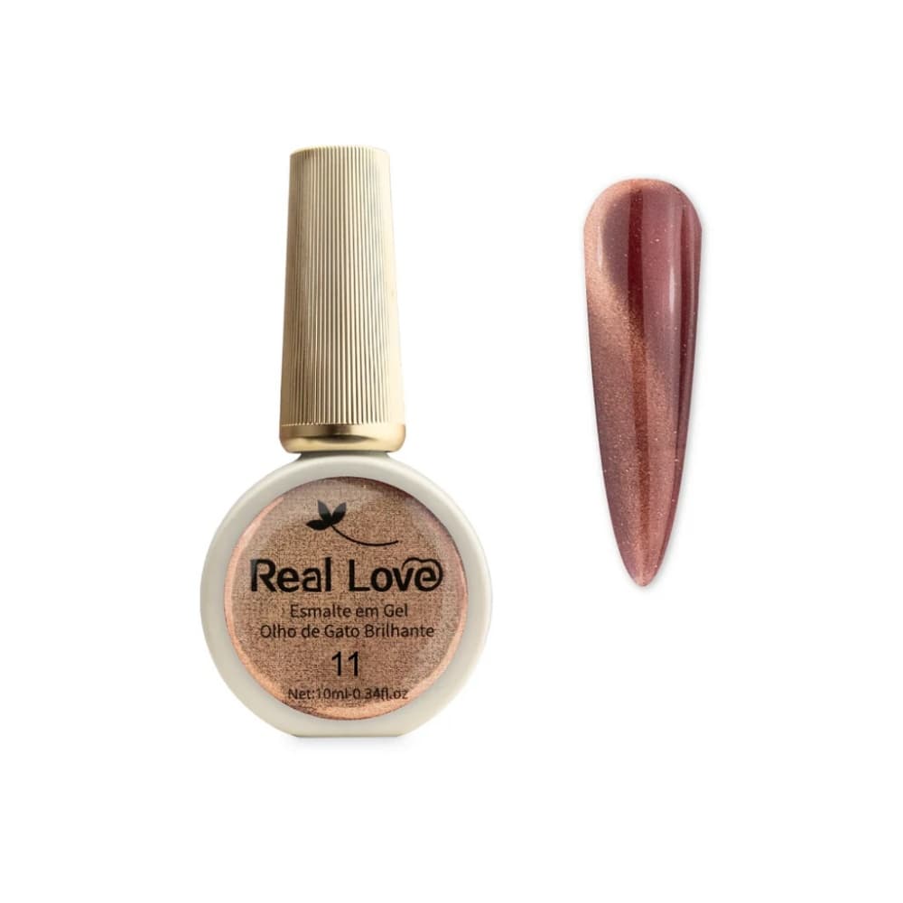 11- ESMALTE EM GEL OLHO DE GATO BRILHANTE.